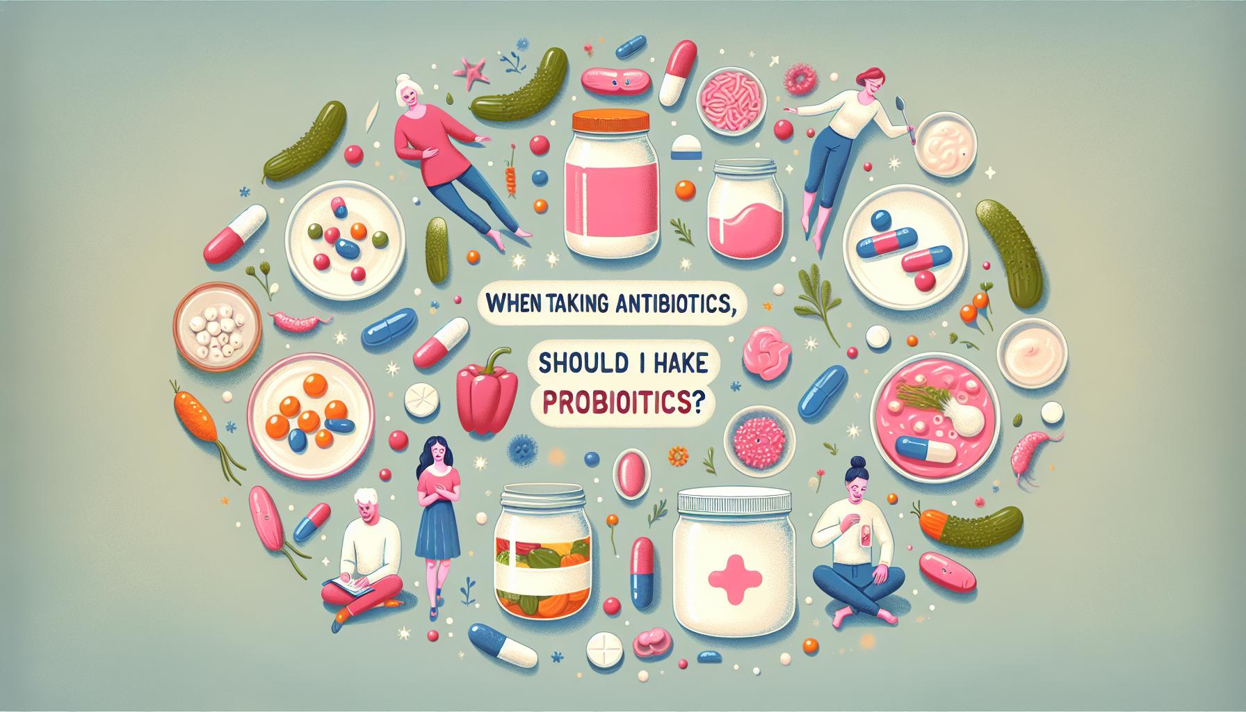 When Taking Antibiotics Should I⁣ Take Probiotics